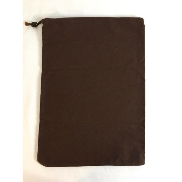 Stubbs Wootton Dust Bag Storage Pouch Brown White 9" x 13" - Picture 5 of 6